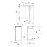 Tavistock Vesta 51.0 cm Floor Mounted Vanity Unit in White - Image 4