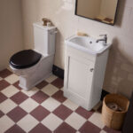 Tavistock Ashby Cloakroom 46.4 cm Floor Mounted Vanity Unit in Blue - Image 13