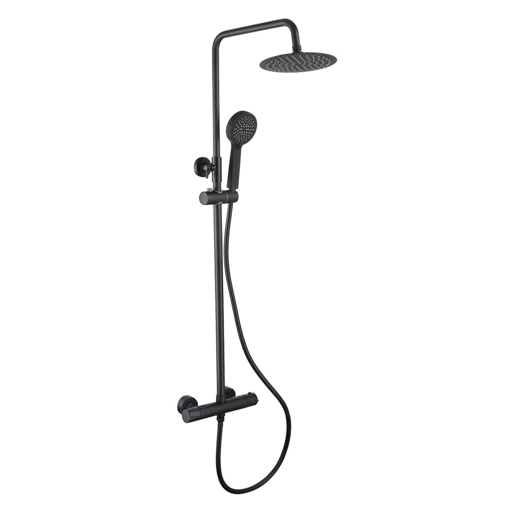 6945d02bec4676fa03d7a272d0effcff340553f2c349b8c83a085.jpg DEVA Essentials Shower with Fixed Head and Handset - Image 1