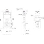 Tavistock 1.0m Wall Hung Toilet Frame and 6L Cistern - Image 2