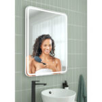 Roper Rhodes Rimini Back Lit Mirror with Demister and Sensor Control 60 x 80 x 2.8 cm - Image 2