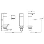 Methven Mono Amio Bath Filler Tap - Image 2