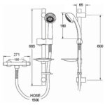 Methven Deva Garton Cool Touch Thermostatic Bar Shower - Model GTBS01 - Image 3