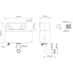 Tavistock Comfort Height Concealed 6L Cistern - Image 2