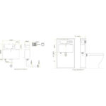 Tavistock Apex Side Inlet Concealed 6L Cistern - Image 2
