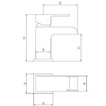 Methven Deva Sparkle Mini Mixer, Model SPA2313 - Image 3