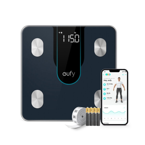 Eufy Smart Scale P2 Digital Body Scale in Black
