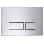 Tavistock Square Dual Flush Plate in Chrome
