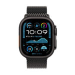 Apple Watch Ultra 2 GPS + Cellular, 49mm Titanium Case with Black Titanium Milanese - Image 8