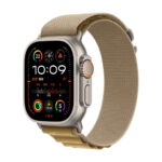 Apple Watch Ultra 2 GPS + Cellular, 49mm Titanium Case with Tan Alpine Loop - Image 7