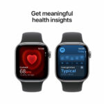 Apple Watch Series 11 GPS + Cellular, 46mm Space Grey Aluminium Case with Black Sport Band - M/L, MFCA4MP/A - Image 13