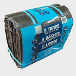 Heavy Duty Reversible Brown and Silver Tarpaulin, 2 Pack - Image 4