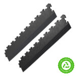 Klikflor RX500 7mm Recycled Garage Floor Bundle (495 x 495 x 7mm) - 108 Tiles & 9 Ramps in Black & Graphite - 27m² - Image 4