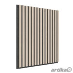 Artika Sonolok Acoustic Wall Panel Set in Light Grey / Ash & Black, 4 Pack