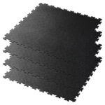 Klikflor X500 5mm Garage Floor Tiles 4 Pack (497 x 497 x 5mm) 0.98m² per pack in Graphite - Image 11