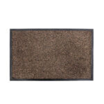 JVL Admiral Microfibre Barrier Mat in Charcoal, 50 x 80cm - 2 Pack - Image 3