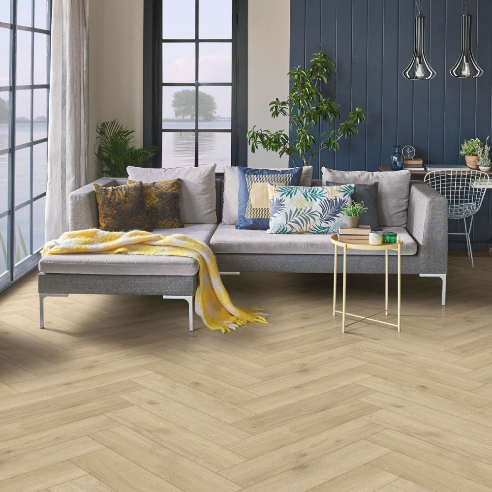 Golden Select Verona Herringbone AC Laminate Flooring Planks - 1.179 m² Per Pack