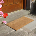 JVL Manor Natural Coir Latex-Backed Door Mat, 40 x 70cm - 2 Pack - Image 2