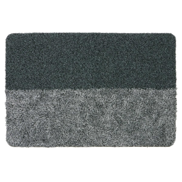 JVL Chelsea Barrier Scraper Door Mat in Grey in 2 Sizes