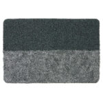 JVL Chelsea Barrier Scraper Door Mat in Grey in 2 Sizes - Image 2