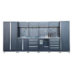 Hilka Garage Industrial 15 pc Modular Cabinet Set - Image 2