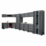 Hilka Garage Bundle 16 piece Corner & Cabinet Storage Set - Image 2