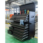 Hilka 55" (140cm) Industrial 16 Drawer Tool Trolley and Chest - Image 2