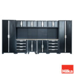 Hilka Garage Pro+ 24 Gauge Steel 11 Piece Cabinet Set
