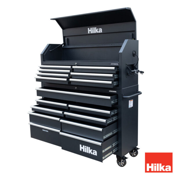 Hilka 56" (142cm) 16 Drawer Professional Tool Chest and Cabinet