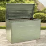 Stone Garden 4ft 2" x 2ft 2" (1.27 x 0.67m) 600 Litre Deck Box in Grey - Image 8