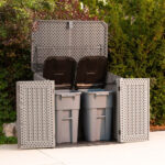 Lifetime 5ft x 3ft (1.5 x 0.9m) Horizontal Wood Look 1,300 Litre Storage Shed - Model 60350 - Image 3