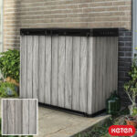 Keter Storm Grey Signature 4ft 7" x 2ft 8" (1.4 x 0.82m) 1,150 Litre Horizontal Storage Shed
