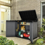 Keter Storm Grey Signature 4ft 7" x 2ft 8" (1.4 x 0.82m) 1,150 Litre Horizontal Storage Shed - Image 3