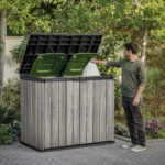 Keter Storm Grey Signature 4ft 7" x 2ft 8" (1.4 x 0.82m) 1,150 Litre Horizontal Storage Shed - Image 4