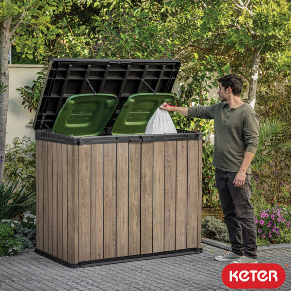 Keter Ashwood Signature 4ft 7" x 2ft 8" (1.4 x 0.82m) 1,150 Litre Horizontal Storage Shed