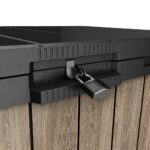 Keter Ashwood Signature 4ft 7" x 2ft 8" (1.4 x 0.82m) 1,150 Litre Horizontal Storage Shed - Image 4