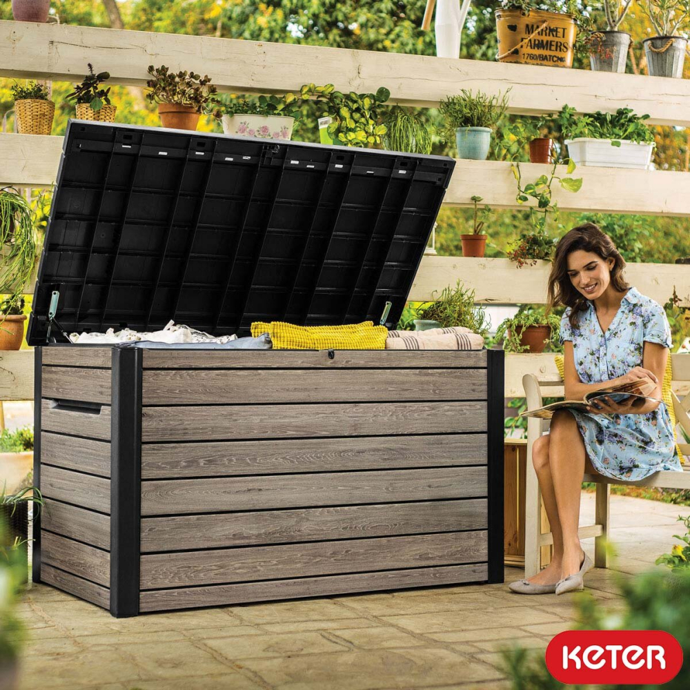 Keter Ashwood Signature 870 Litre (230 Gallon) Outdoor Storage Deck Box