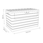 Toomax Dolomiti 970 Litre (256 Gallon) Outdoor Storage Deck Box - Image 2