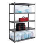 Gorilla 5 Tier 6ft x 4ft x 2ft (183 x 122 x 61cm) Step Beam Heavy Duty Modular Storage Shelf Rack - Image 3
