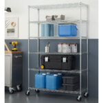 TRINITY EcoStorage™ 6-Tier Chrome Storage Unit with Casters
