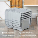 Wham 54 Litre Croc Box with Grey Lids - 5 Pack - Image 5