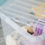 Wham 80L Crystal Clear Plastic Box and Lid - 3 Pack - Image 3