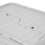 Wham 80 Litre Grey Croc Box & Lid - 2 Pack - Image 2