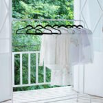 Flocked Non-Slip Space Saving Clothes Hangers - 50 Pack - Image 2
