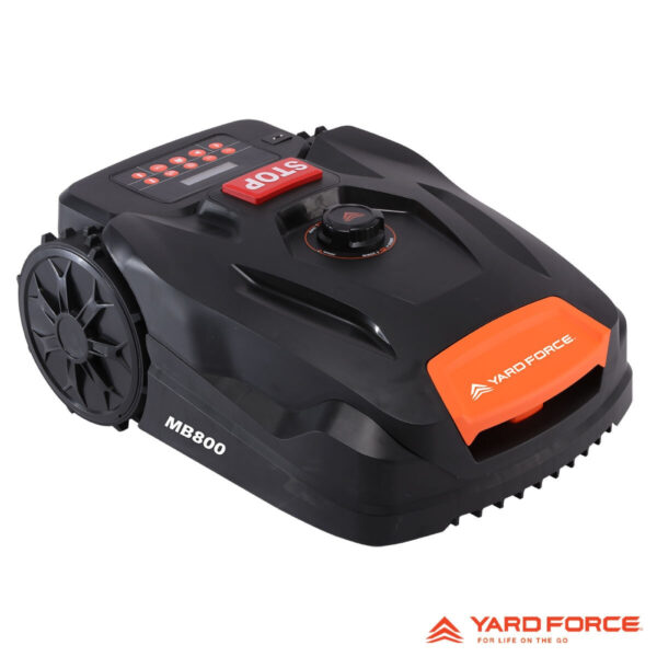 Yard Force MB800 Robotic Lawnmower + Charging Station (800m² Cutting Area)