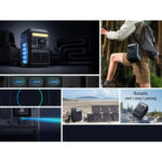 Anker C300X AC Portable Power Station 288Wh & 100W Anker Solix Foldable Solar Panel - Image 7