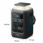 Anker Solix C300X DC Portable Power Station + 100W Foldable Solar Panel - Image 2