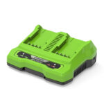 Greenworks 48V 41cm Cordless Lawn Mower + 2 x 24V (4Ah) Batteries + Dual Charger - Image 4
