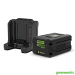 Greenworks 60V Charger and 4Ah Battery