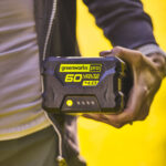 Greenworks 60V Charger and 4Ah Battery - Image 2